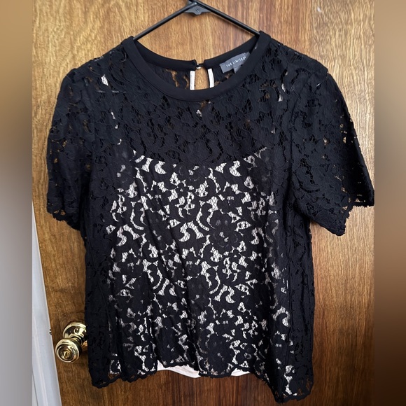 Black Lace Blouse - Picture 1 of 5